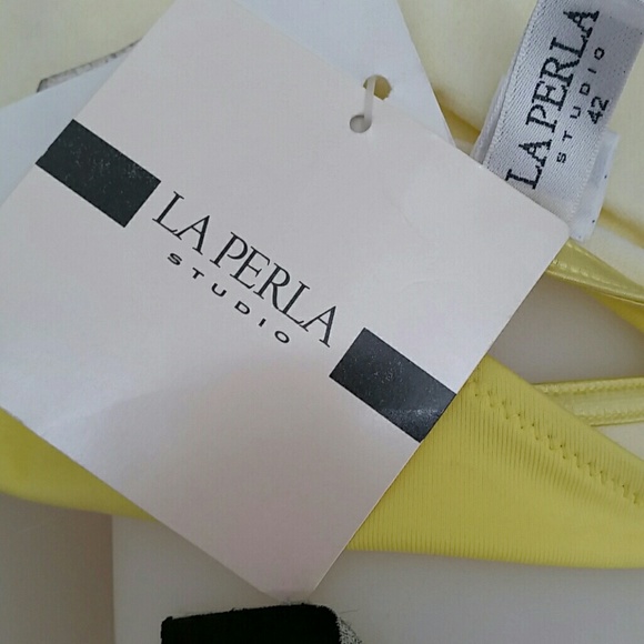LA PERLA studio yellow bikini bottom. - Picture 6 of 7
